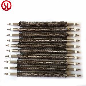 Elemento de calefacción tubular de aleta flexible